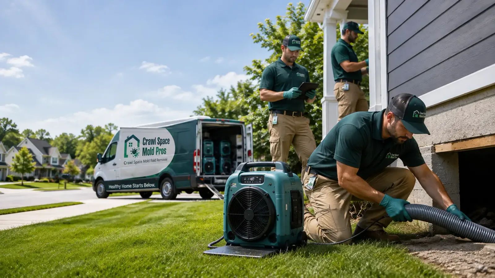 Crawl Space Mold Removal in Crab Orchard, NE